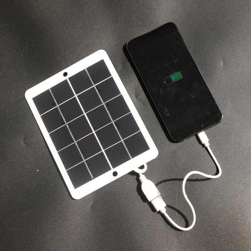 3W 5V Portable Solar Panel Charger USB Output for Outdoor Activities Hiking