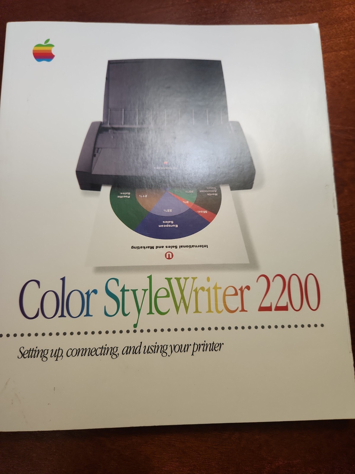 Apple Color StyleWriter 2200 Reference Manual  1995 Instructions Guide