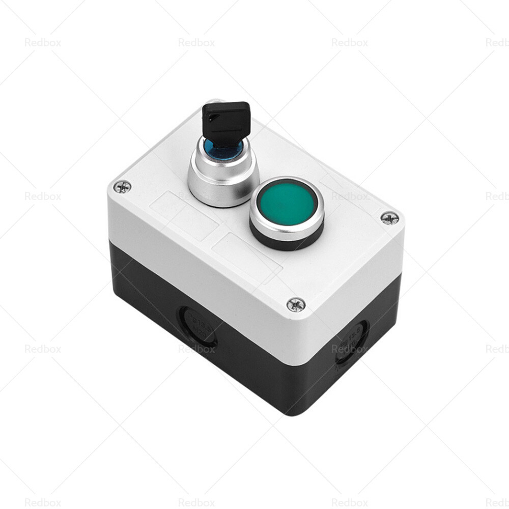 Weatherproof Push Button Switch with Key Suitable for Gate Opener