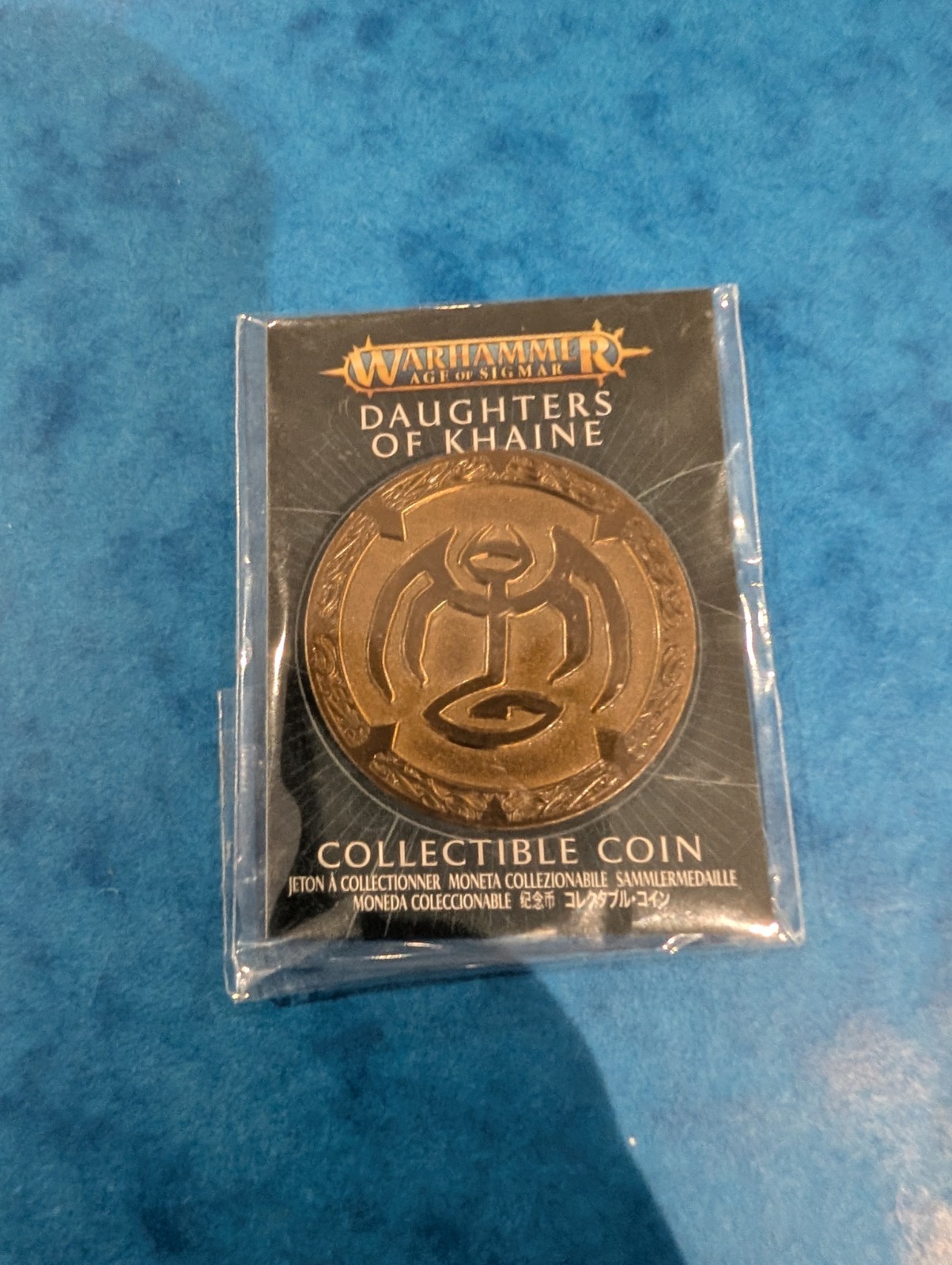 Daughters of Khaine Collectible Coin-Dark Elves-Wych Elf-Warhammer-AoS-Sigmar