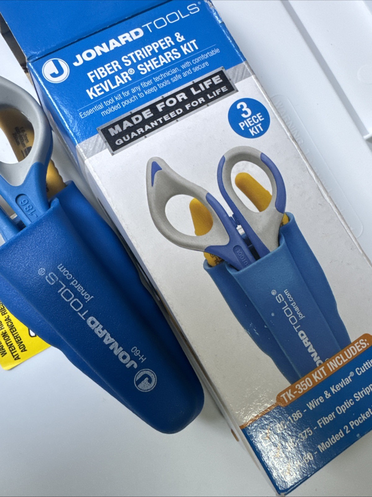 Jonard Tools Fiber Optic Communications Tool Kit Stripper Cutter with Pouch