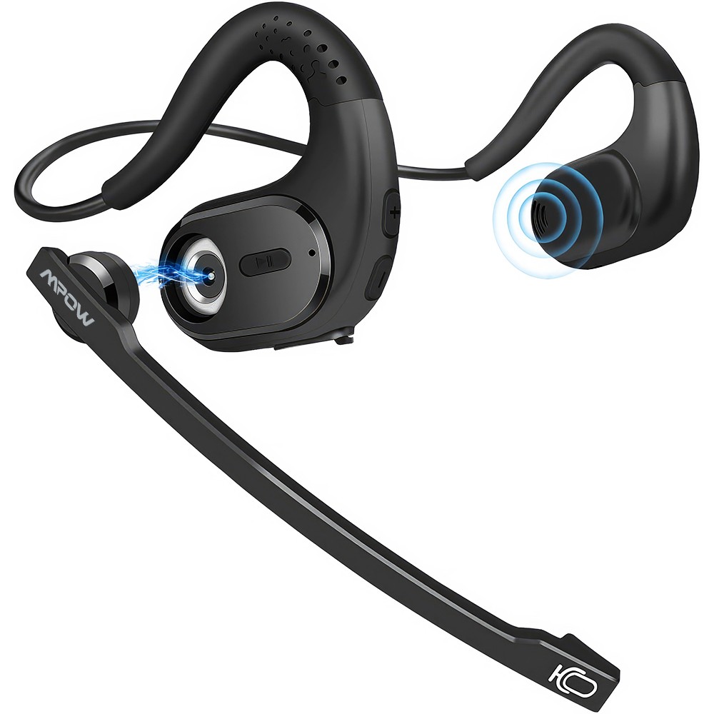 Mpow Bluetooth Headset & Magnetic Mic Wireless Sport Headphone Bone Conduction