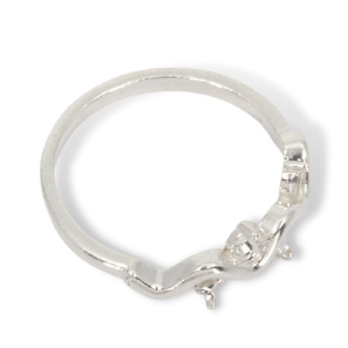 Wave Design Four Stone (4) Round Mothers Ring Mounting