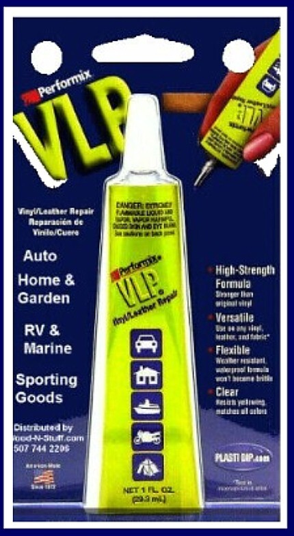 VLP Vinyl Adhesive Leather Repair Performix Brand Made in USA PRIORTY SHIPPING!