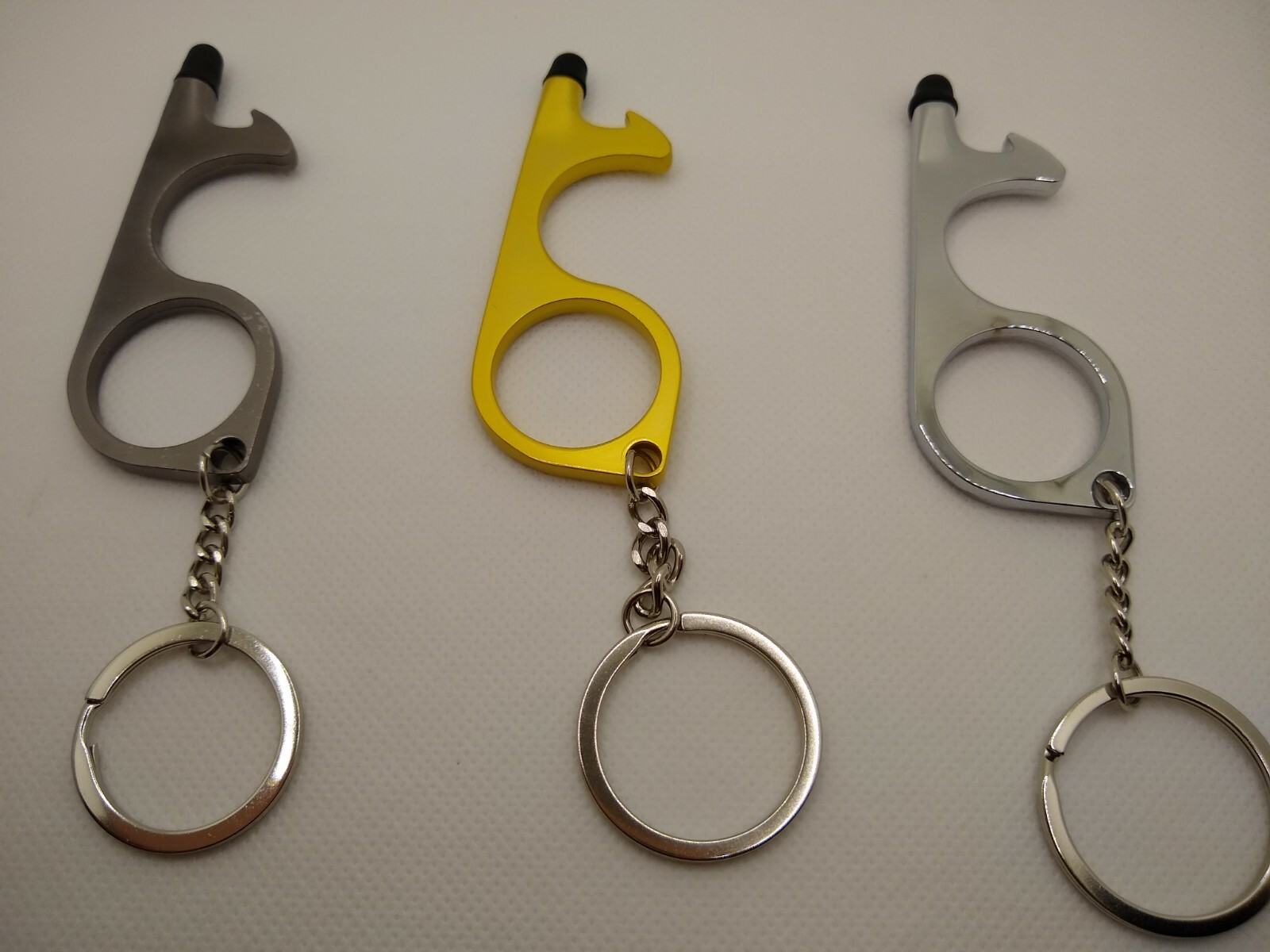 No touch door opener keychain(3 Pcs)