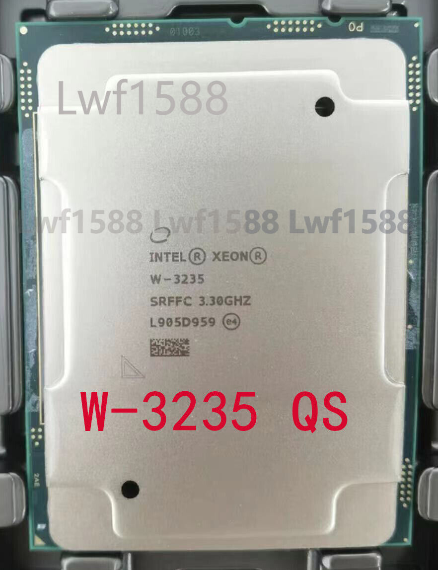 Intel Xeon W-3235 QS 12C 3.3GHz 19.25MB 180W LGA3647 for iMac Pro