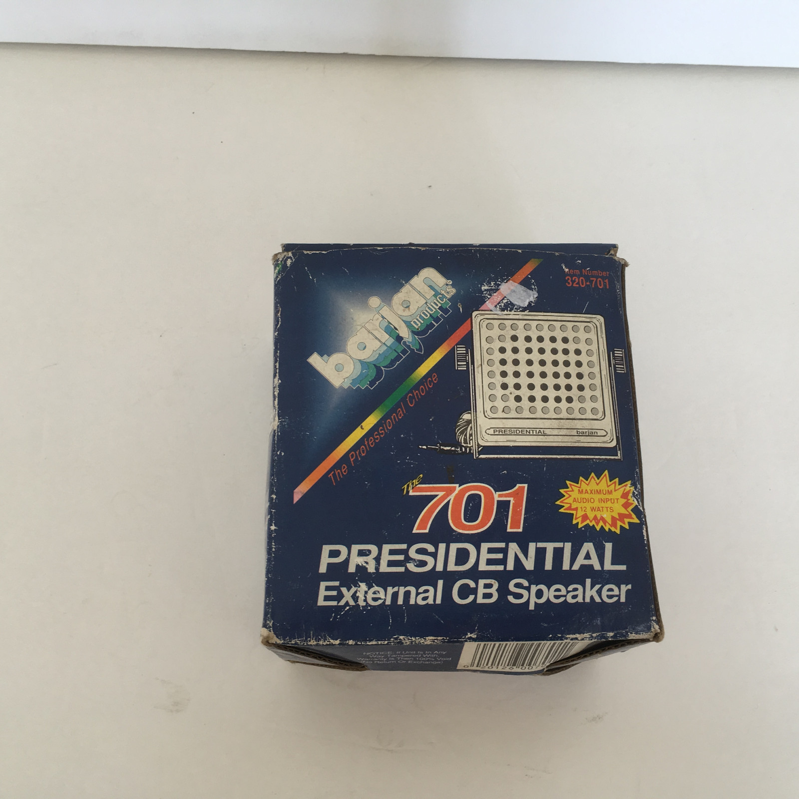 Vintage 701 presidential external CB speaker sold as is for parts barjan product