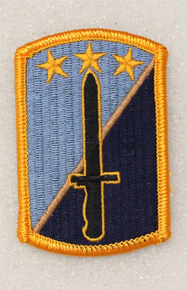 Army Patch 4782 - 170th Infantry Brigade - merrowed edge
