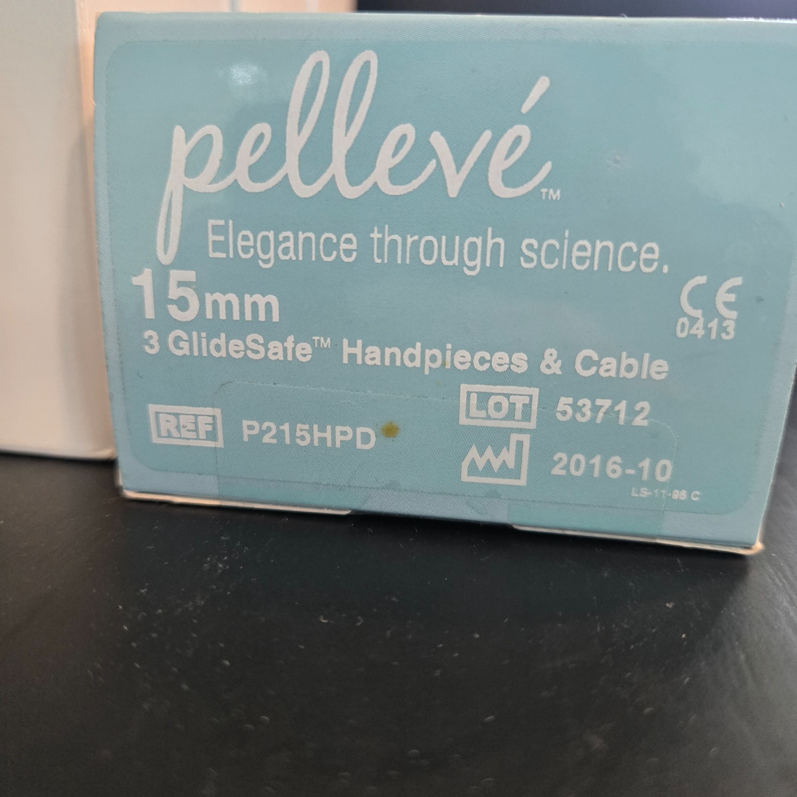 ONE New box Pelleve Glidesafe 15MM (3 Handpieces).   One box, Read listing!