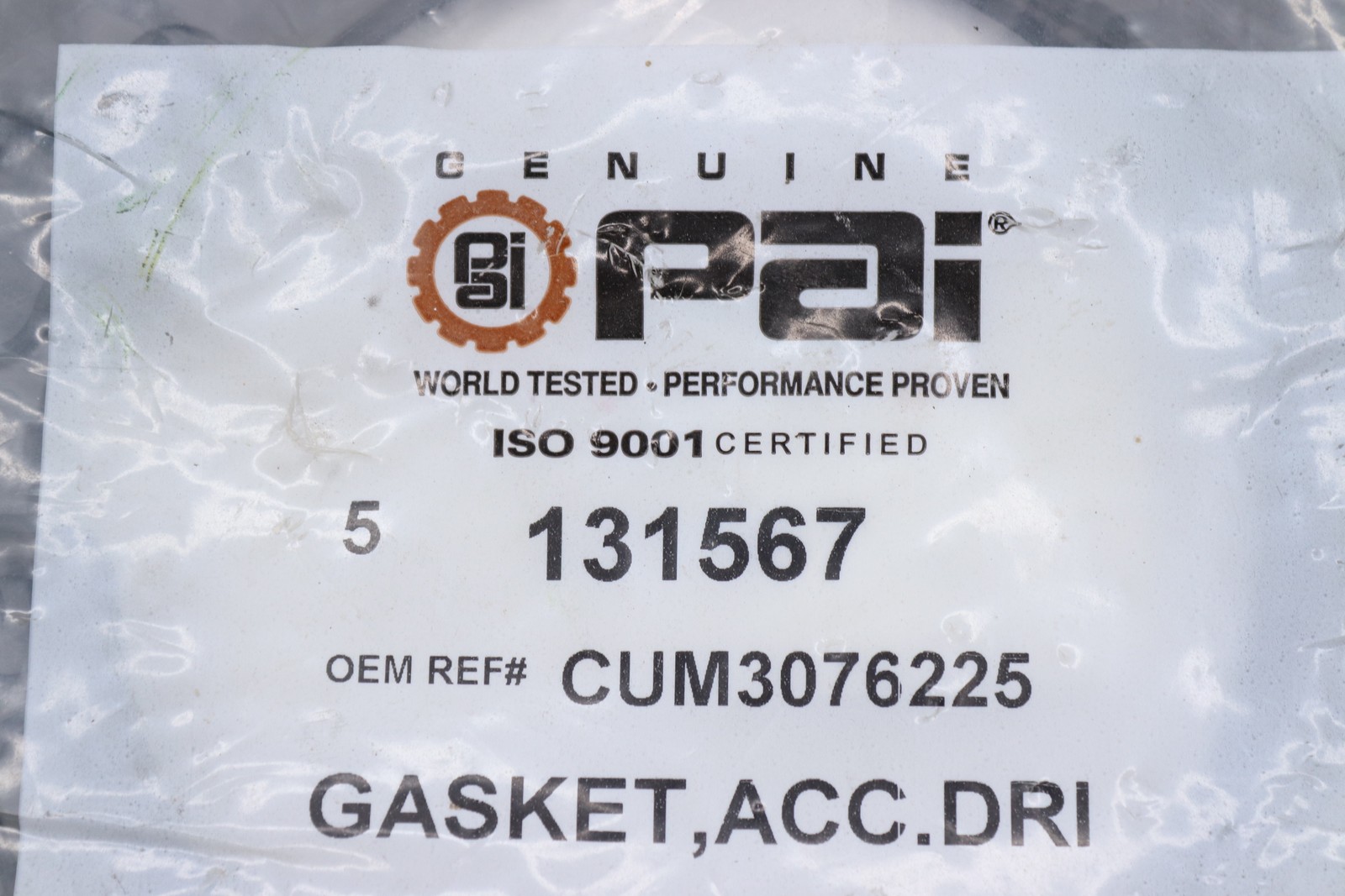 (5-Pk) Pai Mounting Gaskets Replacement 131567