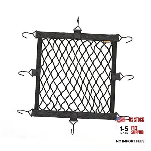 Motorcycle Luggage Net Cargo Net Helmet Luggage Net with Adjustable Metal