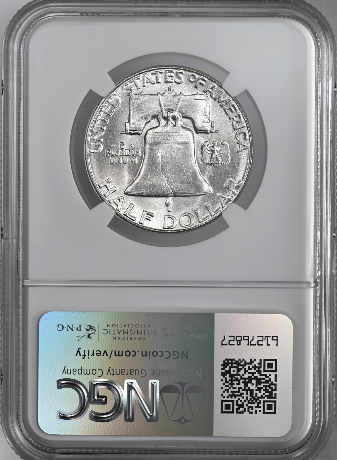 1954-S 50C FRANKLIN SILVER HALF DOLLAR "SAN FRANCISCO" NGC MS64 #8137959-083