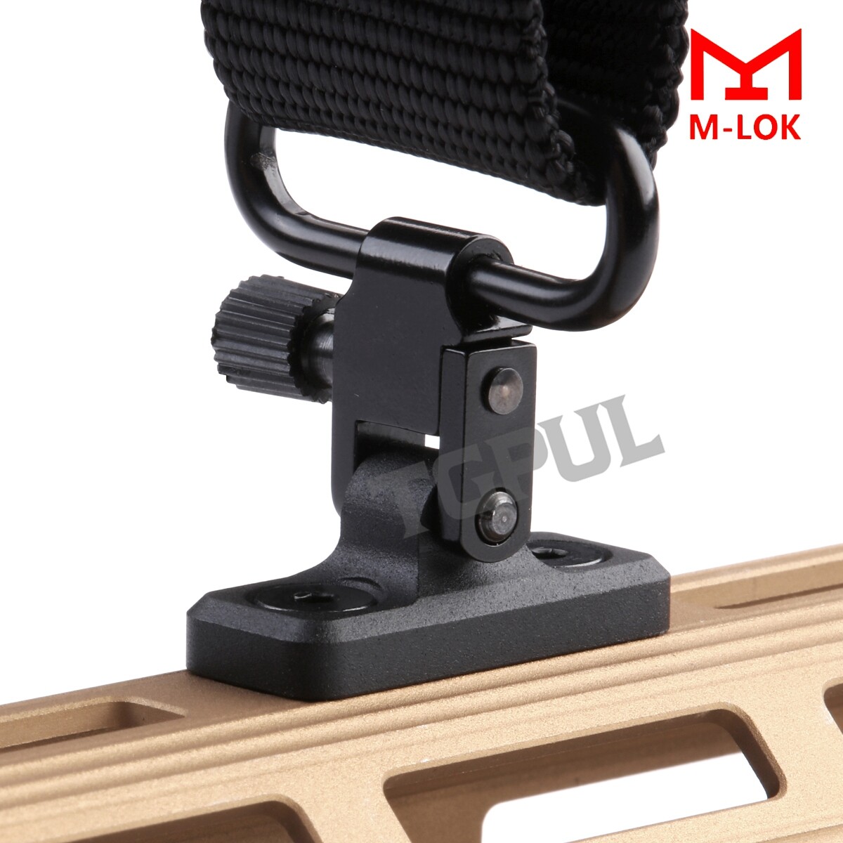 Uncle Mike Style Swivel Attachment for Mlok Sling Mount Aluminum Low Profile
