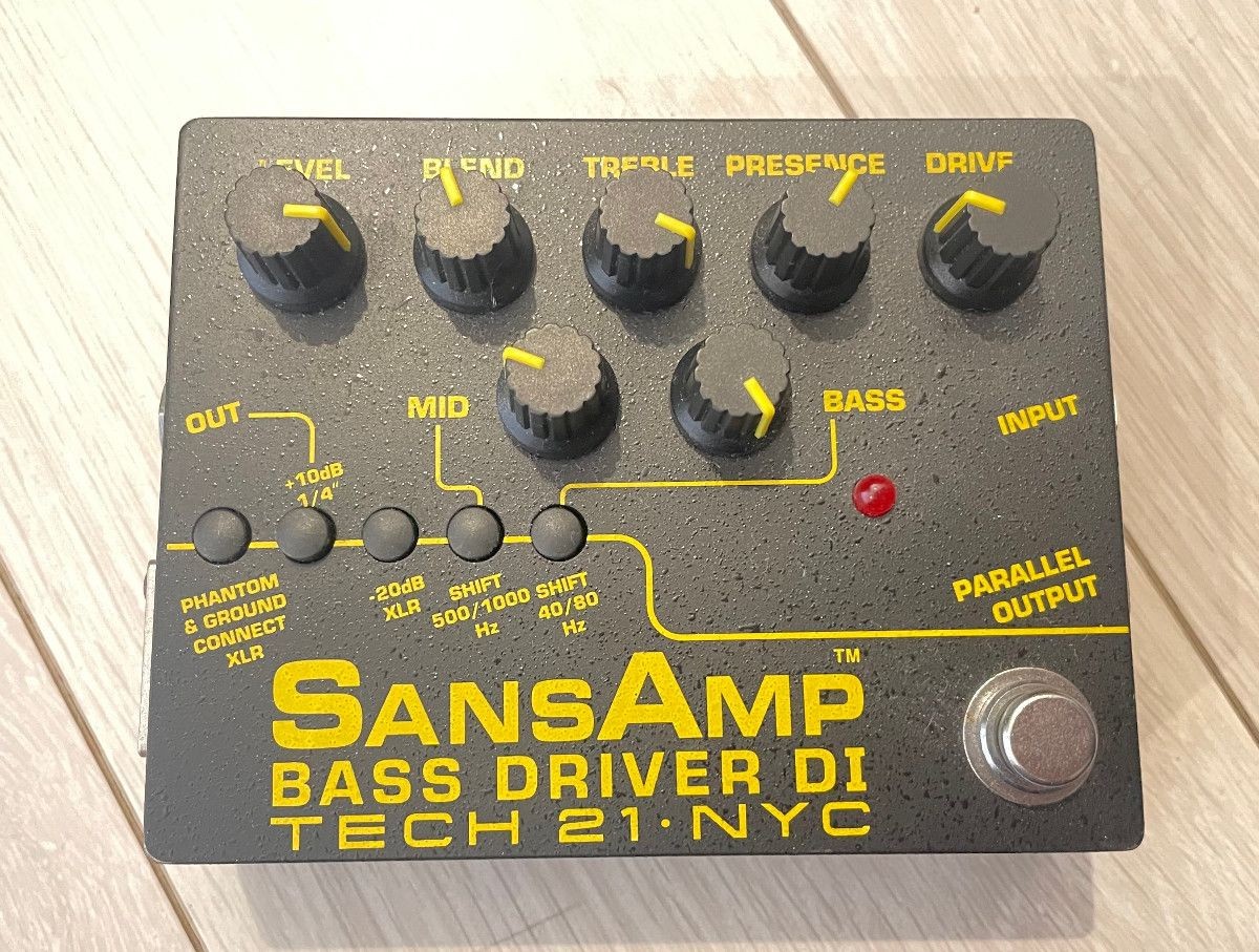 Tech 21 SansAmp Bass Driver DI V2 Bass Guitar Pedal Confirmed Operation F/S
