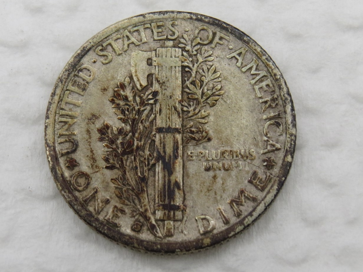 1929 S Mercury Dime - VF+ - 90% Silver 10 Cent US Coin - Better Date