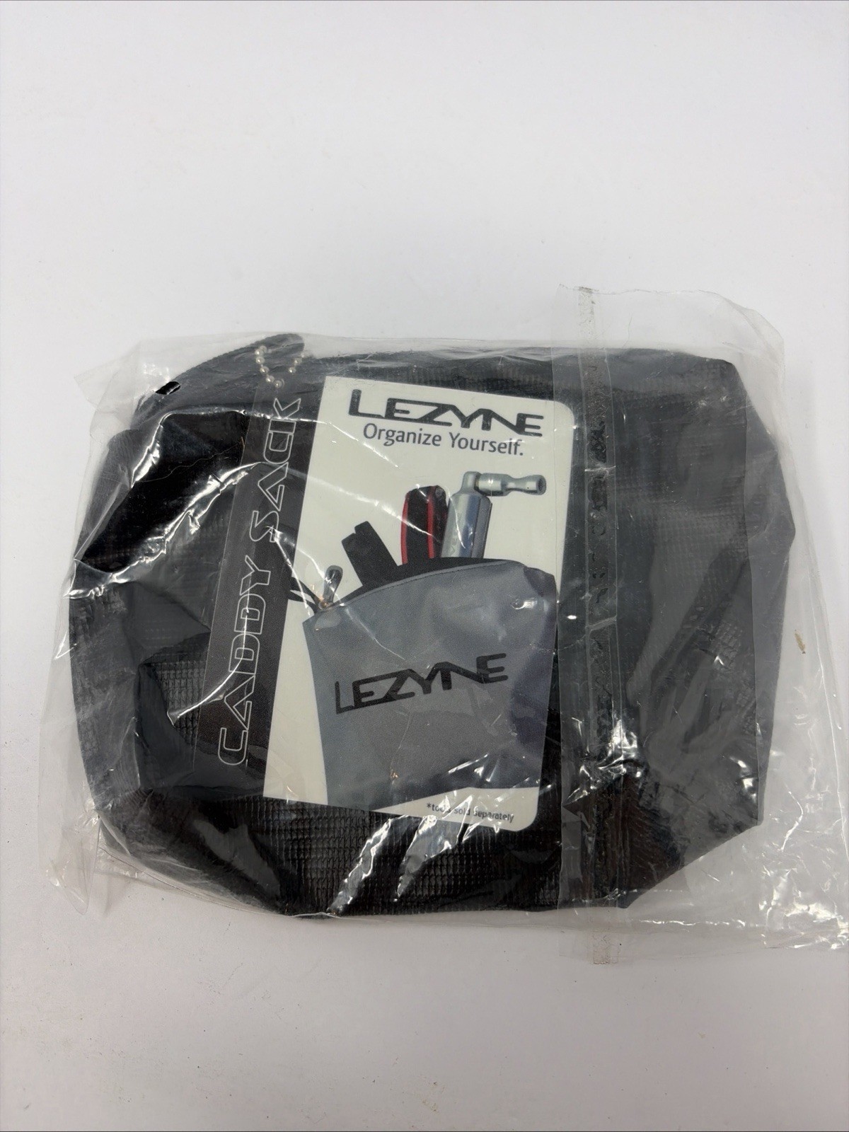LEZYNE Caddy Sack Black Bag - New - Cycling - Organize Pouch - NWT - Bike 6”X5”