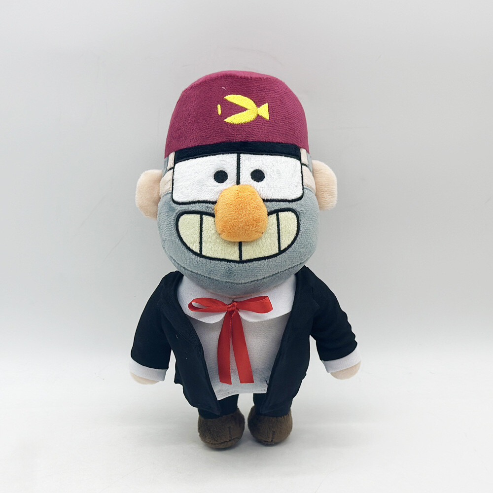 25CM Grunkle Stan Gravity Falls Plush Doll Cosplay Prop Toys Stuffed Doll Gift