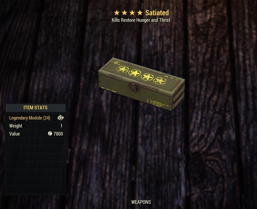 (Xbox) Satiated Legendary Mod
