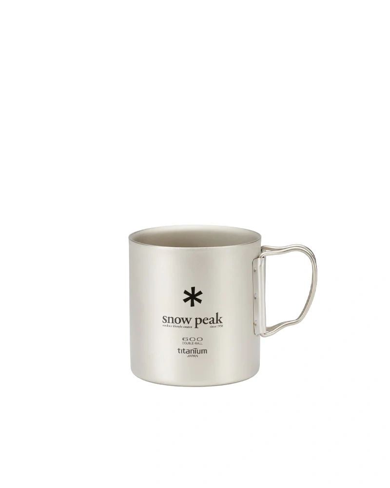 SNOW PEAK JAPAN TI-DOUBLE 600 MUG (MG-054R) - BRAND NEW