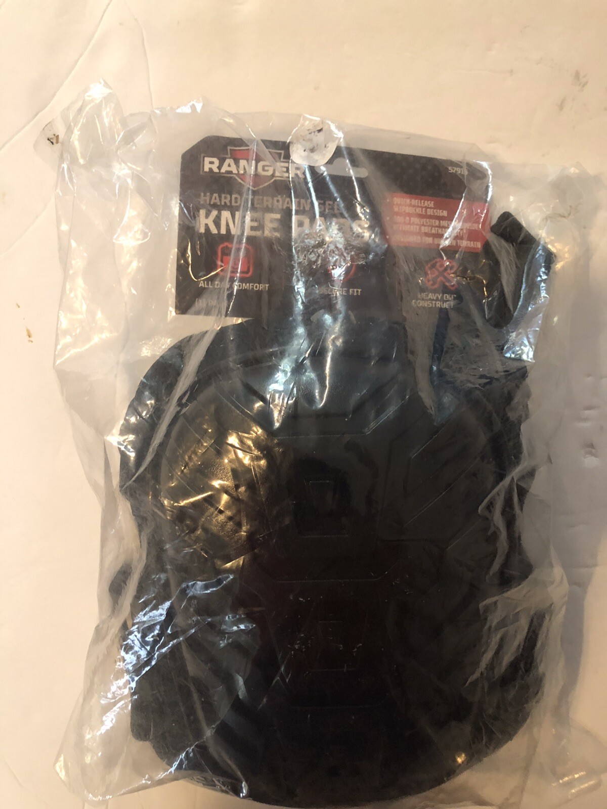 RANGER Professional Hard Terrain Gel Knee Pads Item# 57915 New