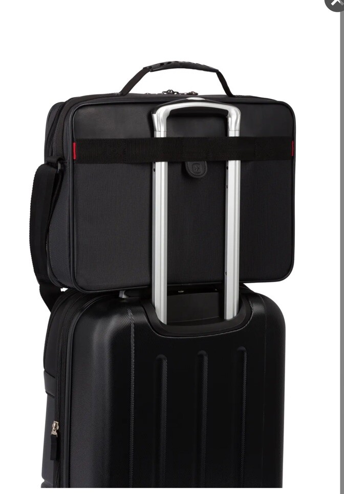 Swiss Gear Insight 16” Computer Messenger Bag Black Lightly Used
