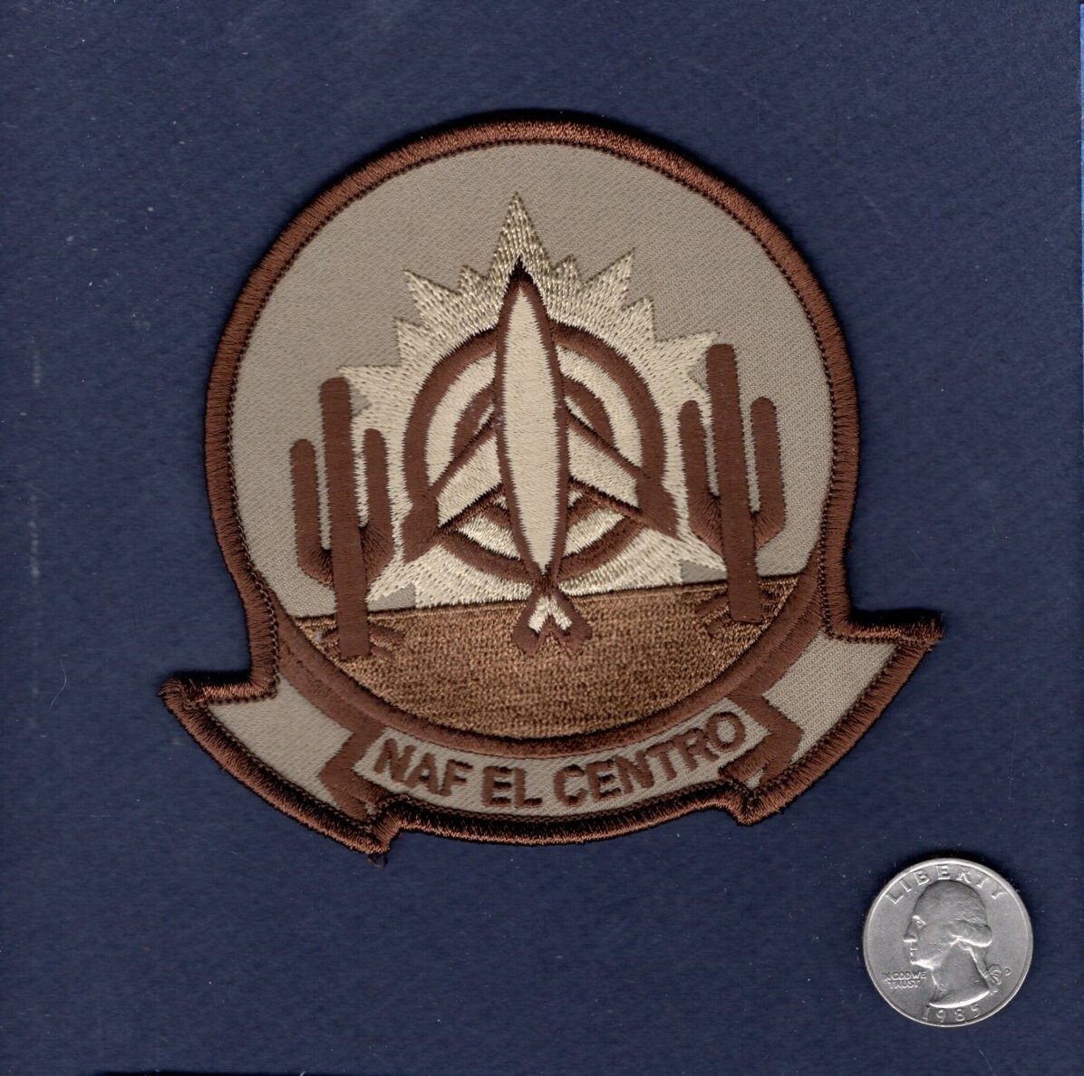 Original NAF Naval Air Facility  EL CENTRO CA US Navy Base Desert Squadron Patch
