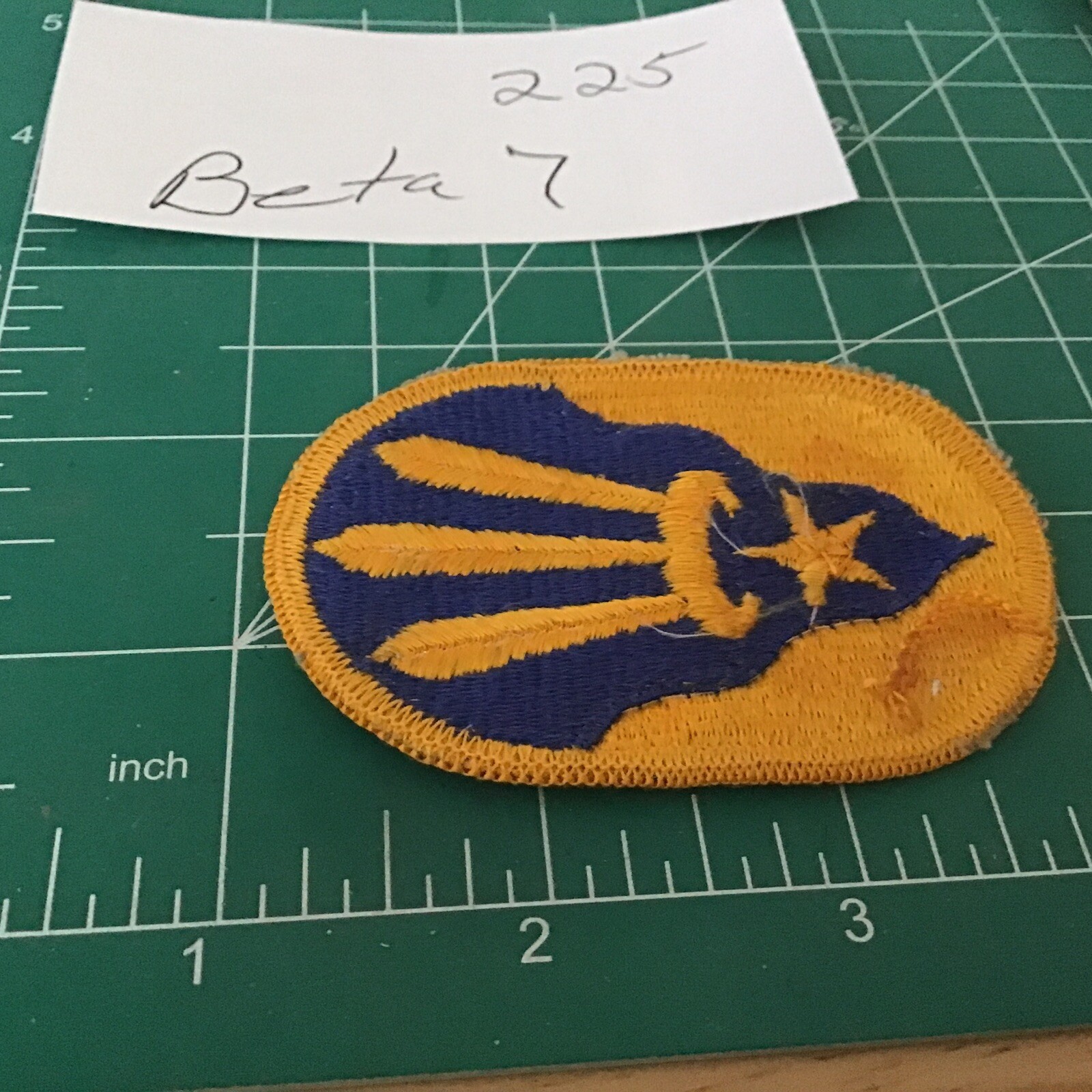 Vintage US Army 123rd Regional Readiness Command Patch