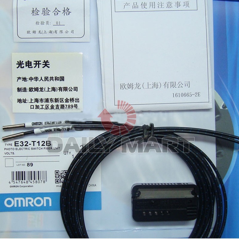 Omron Photoelectric Switch Fiber Unit E32-T12B E32T12B New Free Ship
