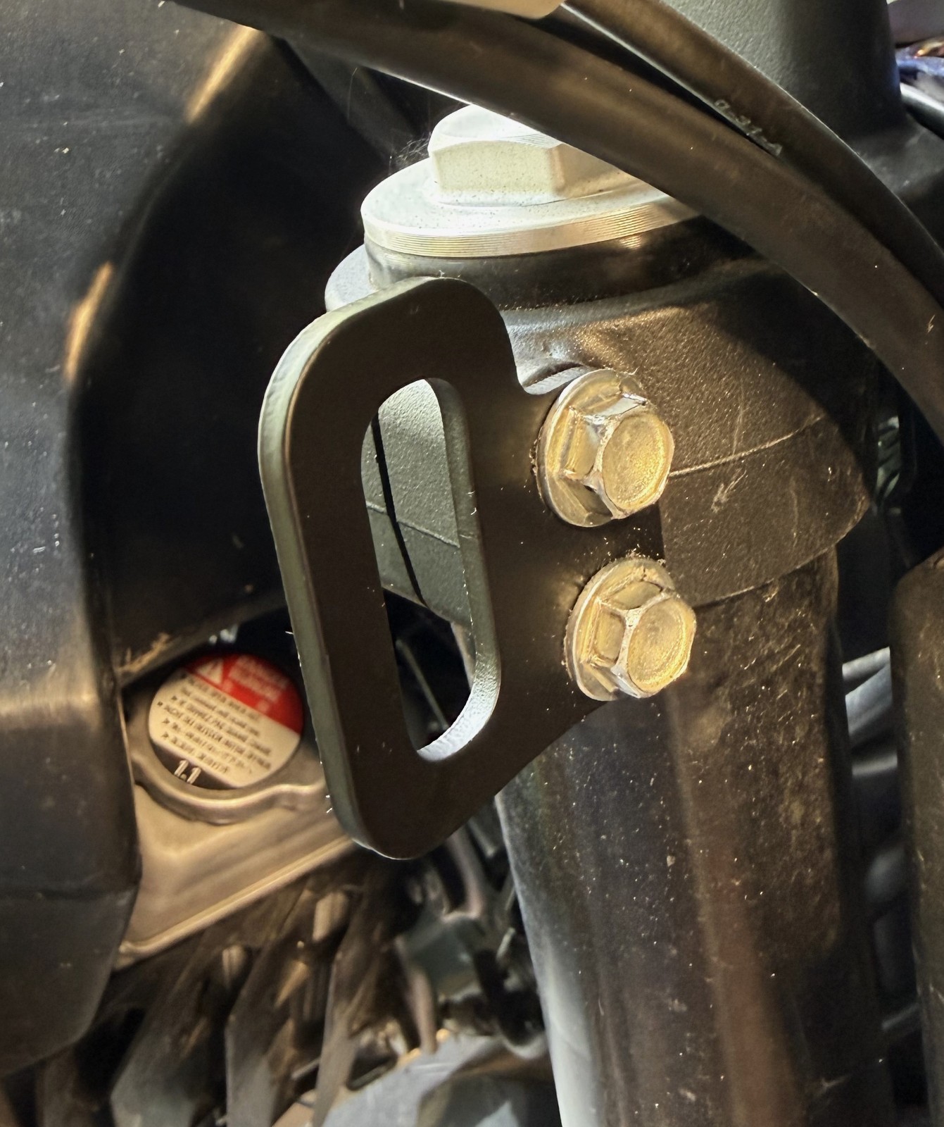 Two New Tie Down Strap Rings For Kawasaki KLX300 & Supermoto 24-26 Free Shipping