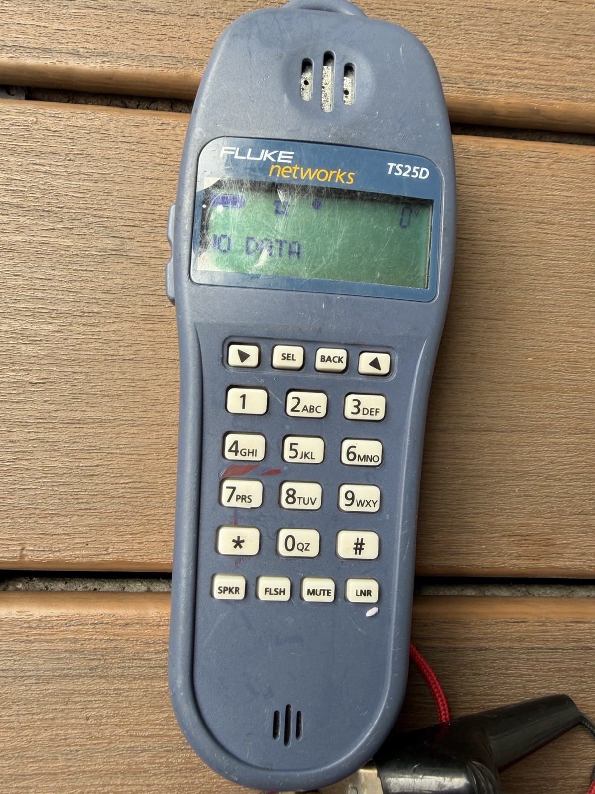 Fluke TS25D Networks Phone & Data Tester W/Leads (Tested & Working)