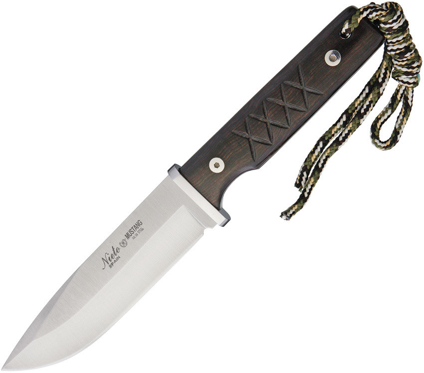 Nieto Mustang 5.5" Fixed Blade Rosewood Handle Stainless Knife