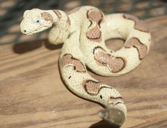 Rattlesnake Replica - Little Posed AAA Polyvinyl