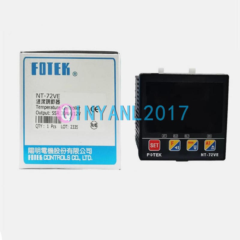 ONE New In Box Fotek NT-72VE NT72VE Temperature Controller