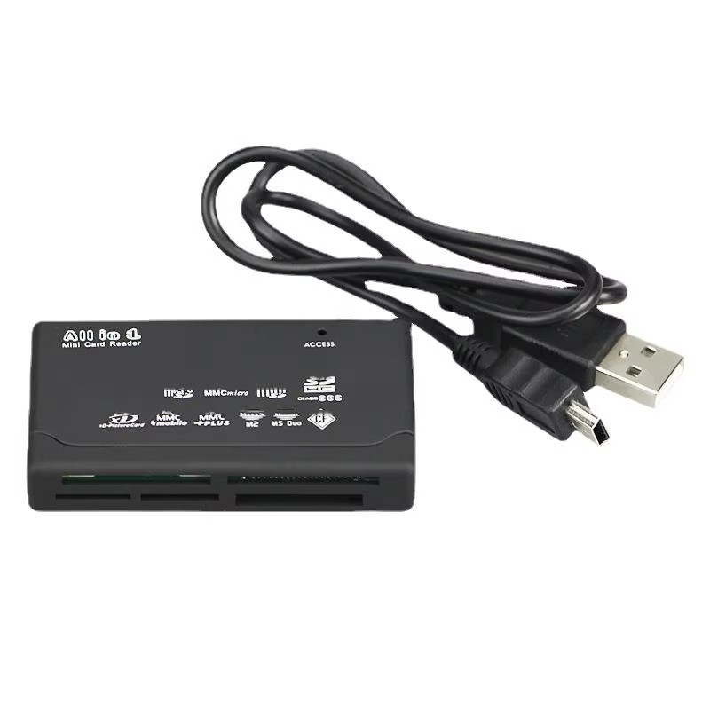 All in One USB Memory Card Reader External Multi Hub Adapter for SD TF CF xD MS