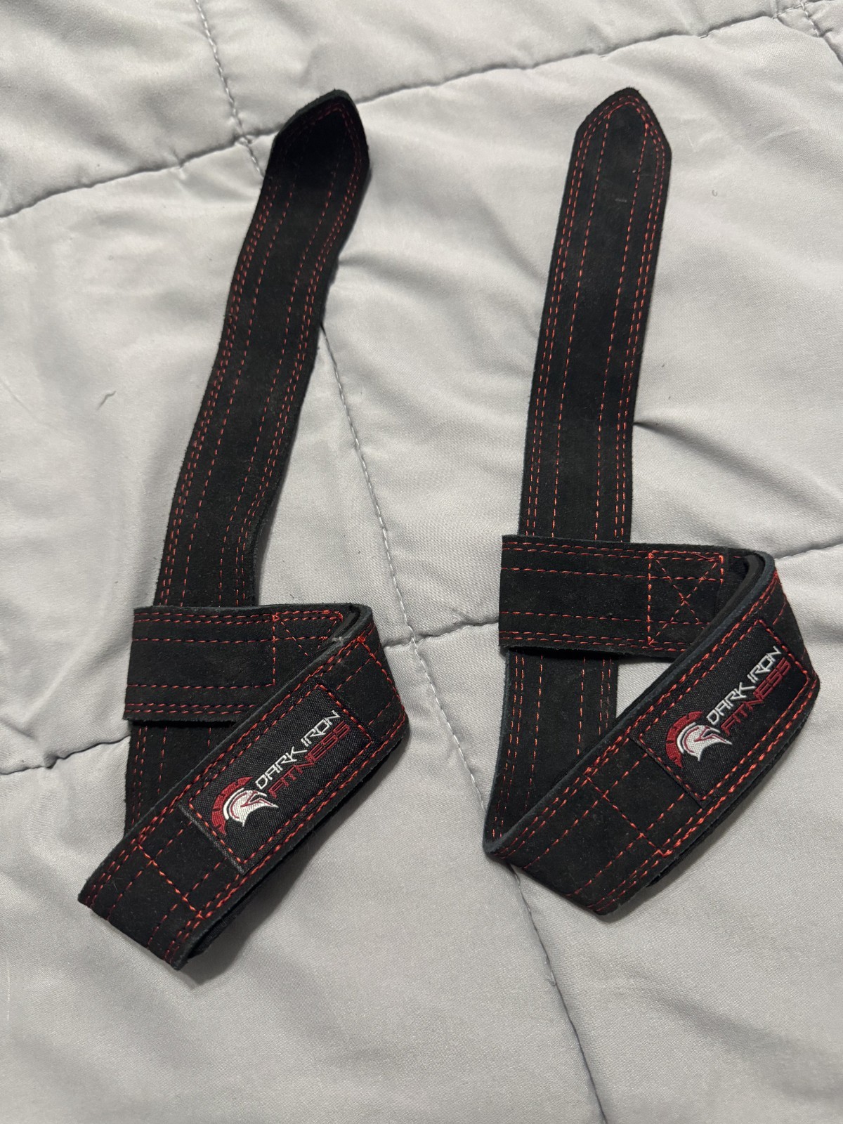 Weight Lifting Wrist Straps – Genuine Suede Leather – Heavy Duty Grip Support