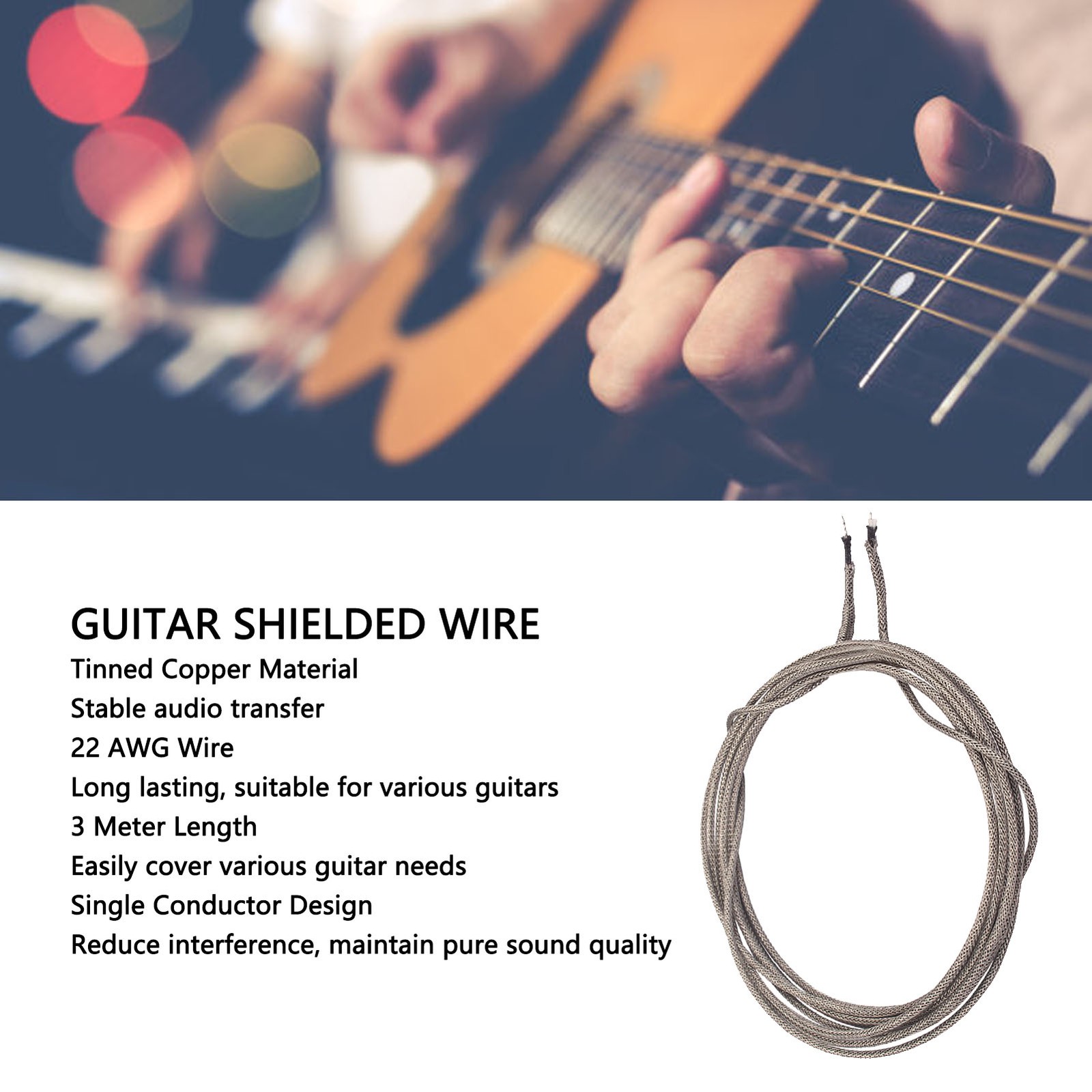 Single-core Tin Copper Wire 3 Meters GU405