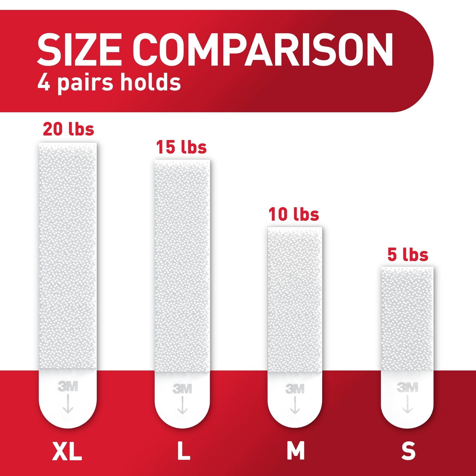 Command Heavyweight Picture Hanging Strips 20 lb - 16 Total Strips, White