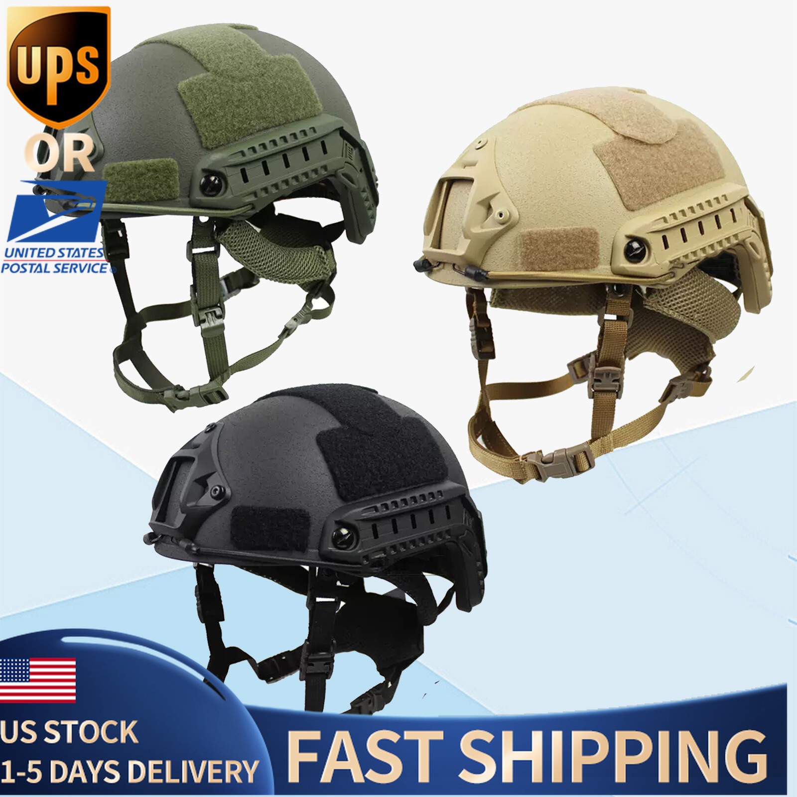 Helmet FAST Helmet UHMW-PE Tactical Helmet with Liner Option New