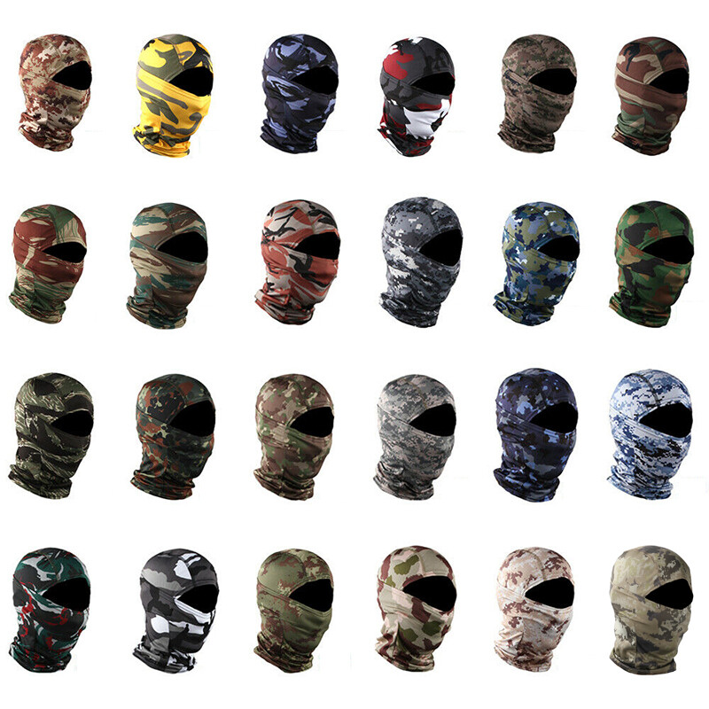 Hunting Camo Balaclava Face Mask Neck Gaiter Snoods CS Outdoor Sports Headwear
