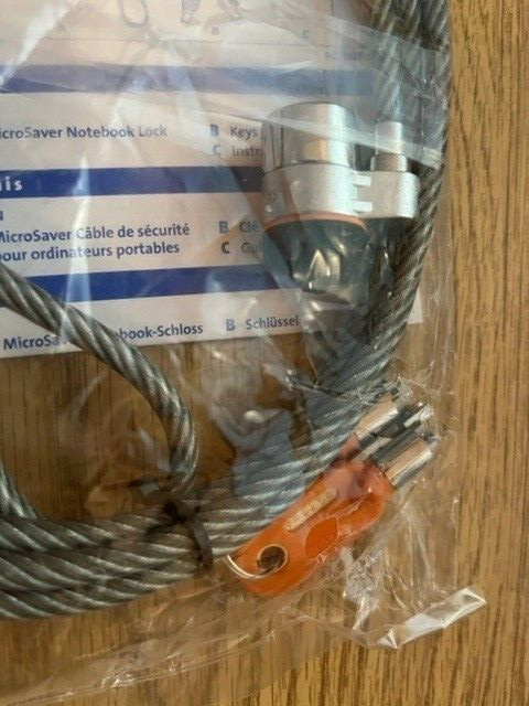 Kensington K64187FM Master Keyed MicroSaver - Notebook Lock - Factory Sealed