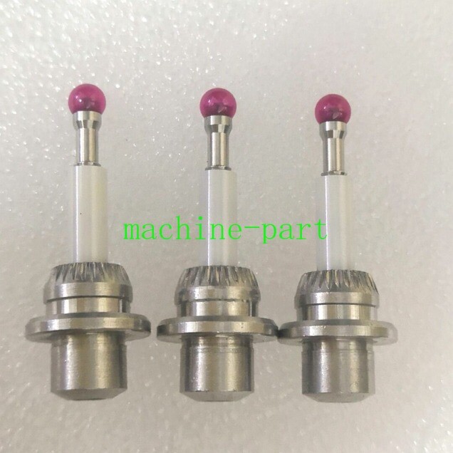 3PC CMM Touch Probe Stylus 4mm Ruby Ball Ceramic stem For 3D Sensor 80.362.00
