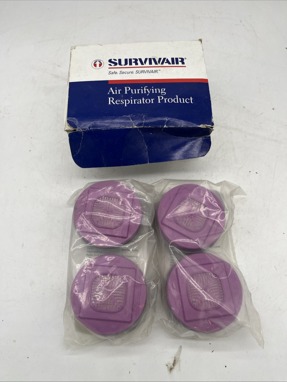 4 PCS Survivair CARTRIDGES T05P100 Organic Vapor Acid Gas P100