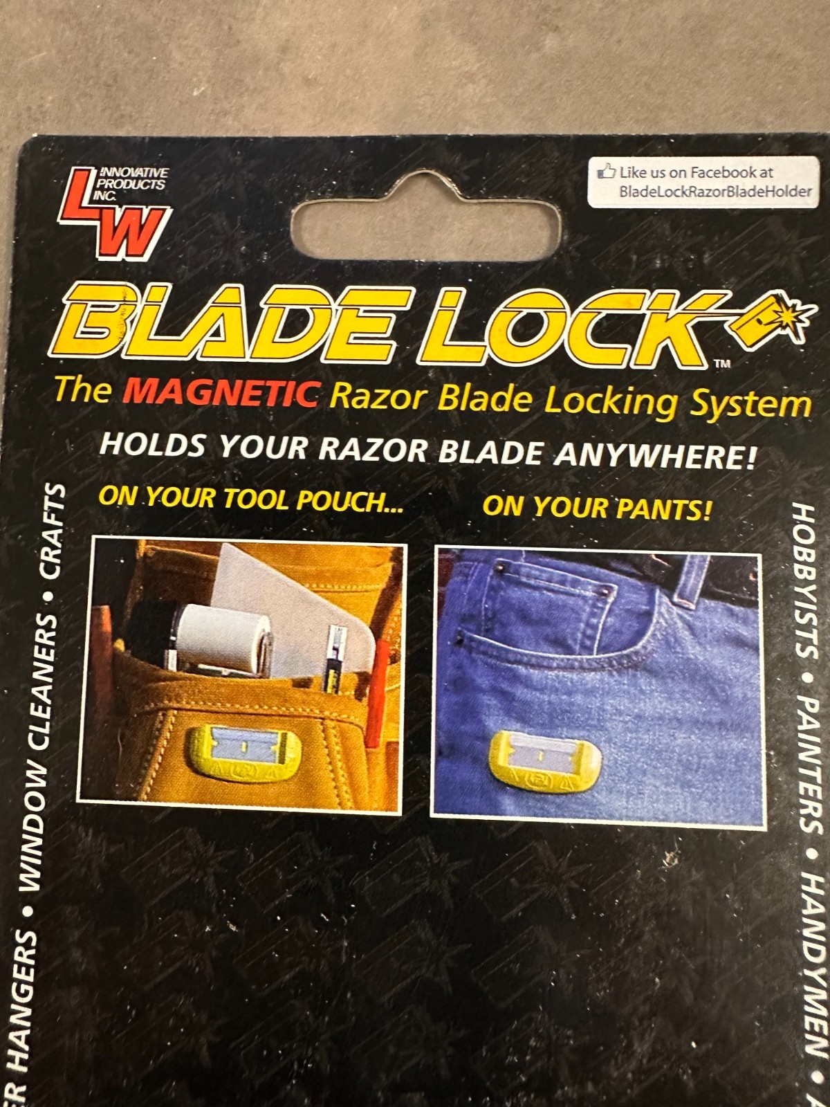 APL Products Blade Lock The Magnetic Razor Blade Locking System