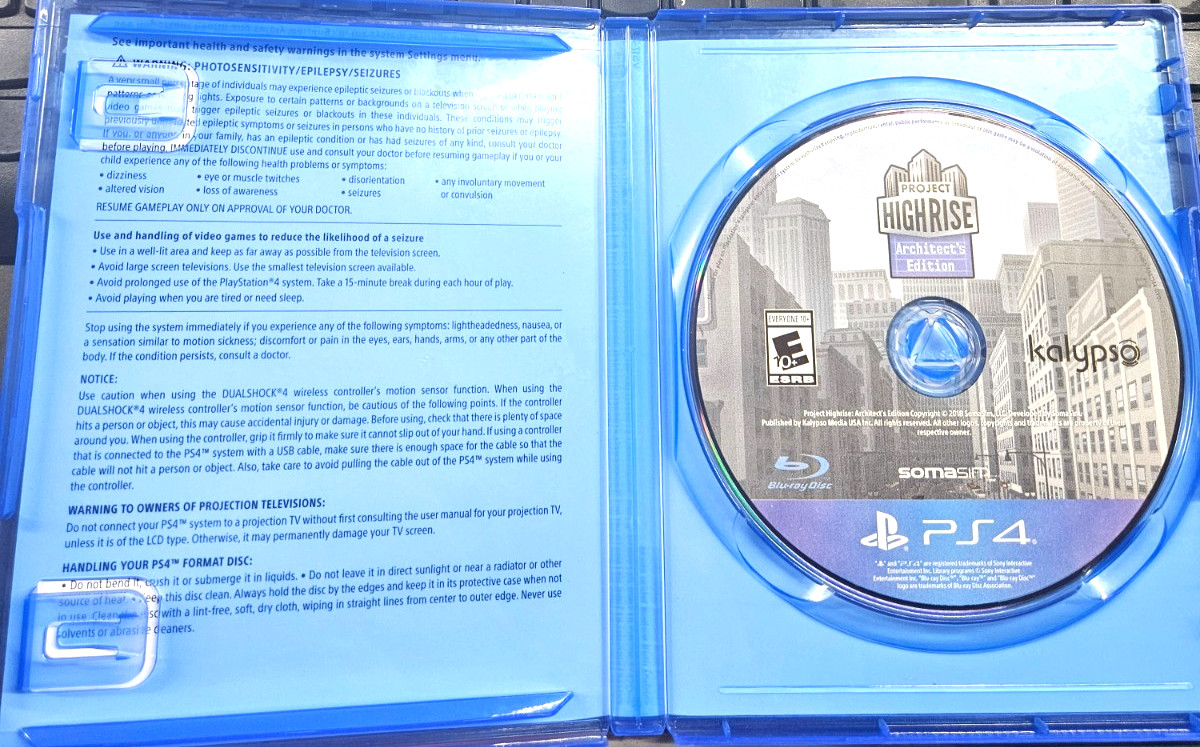 Project Highrise Architects Edition (PS4) PLAYSTATION 4 GOOD!!!