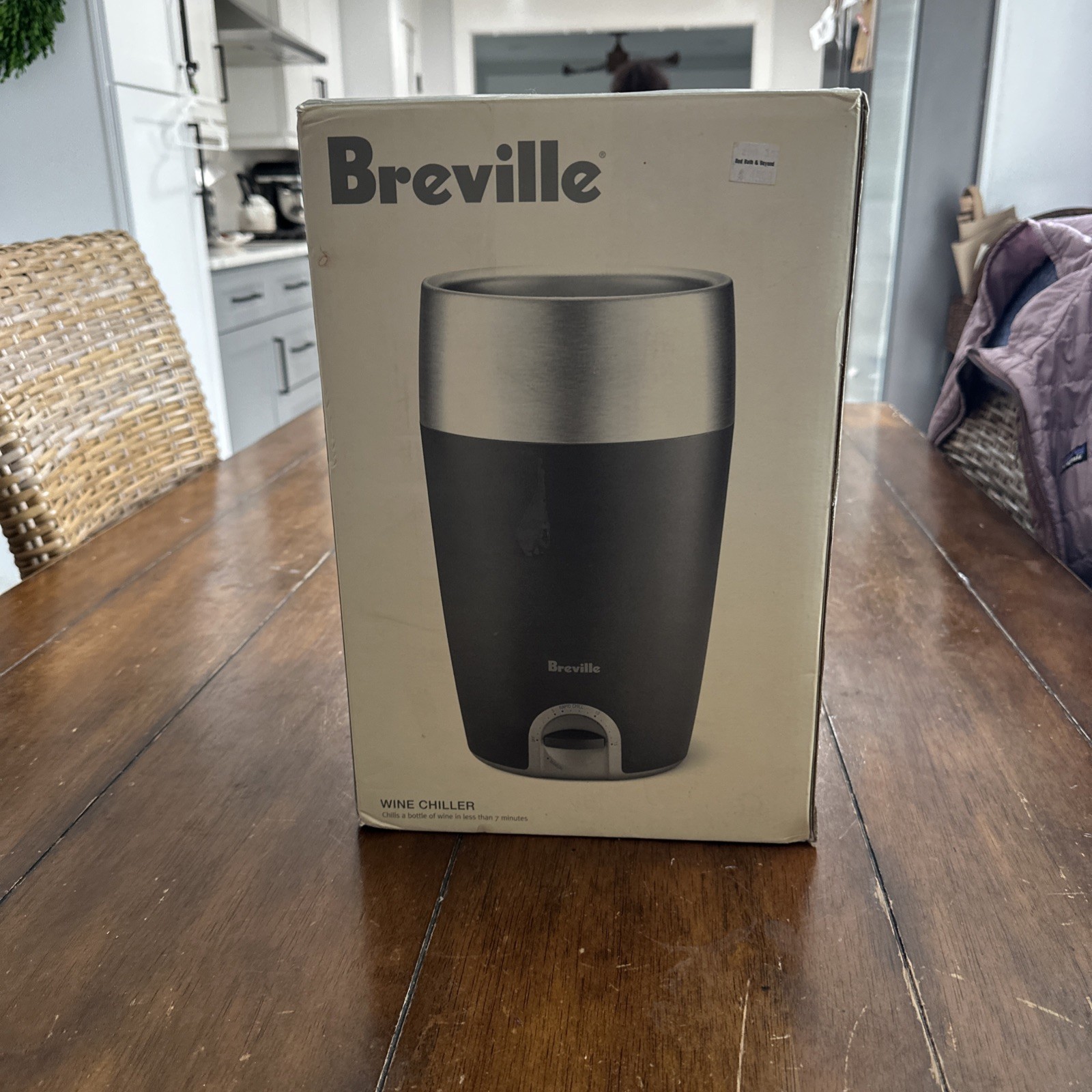 Breville WC15XL Rapid Wine Chiller – New in Open Box, Portable 7-Minute Cooler