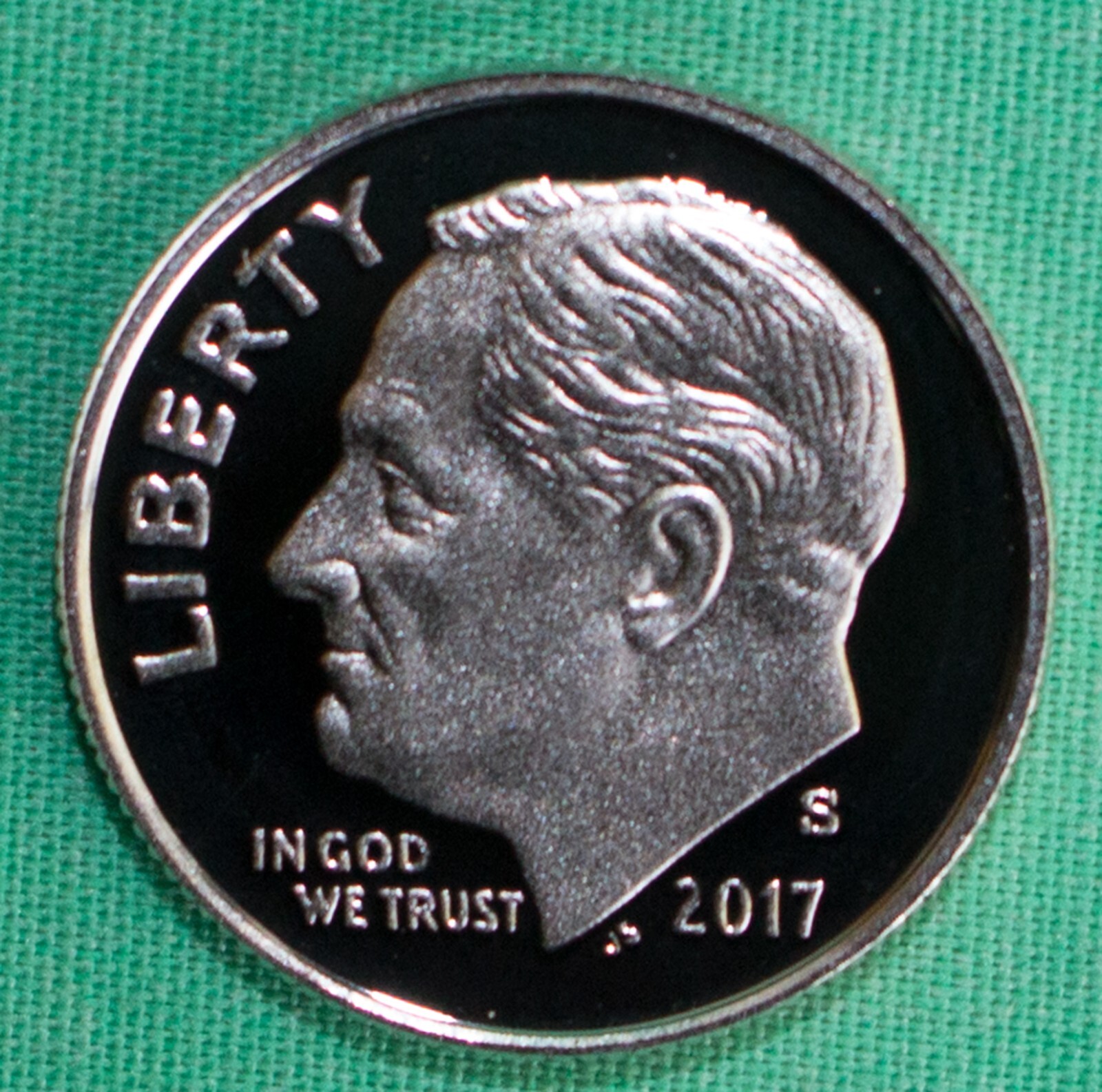 2017 S Proof Roosevelt Dime Ten Cents Coin 10c