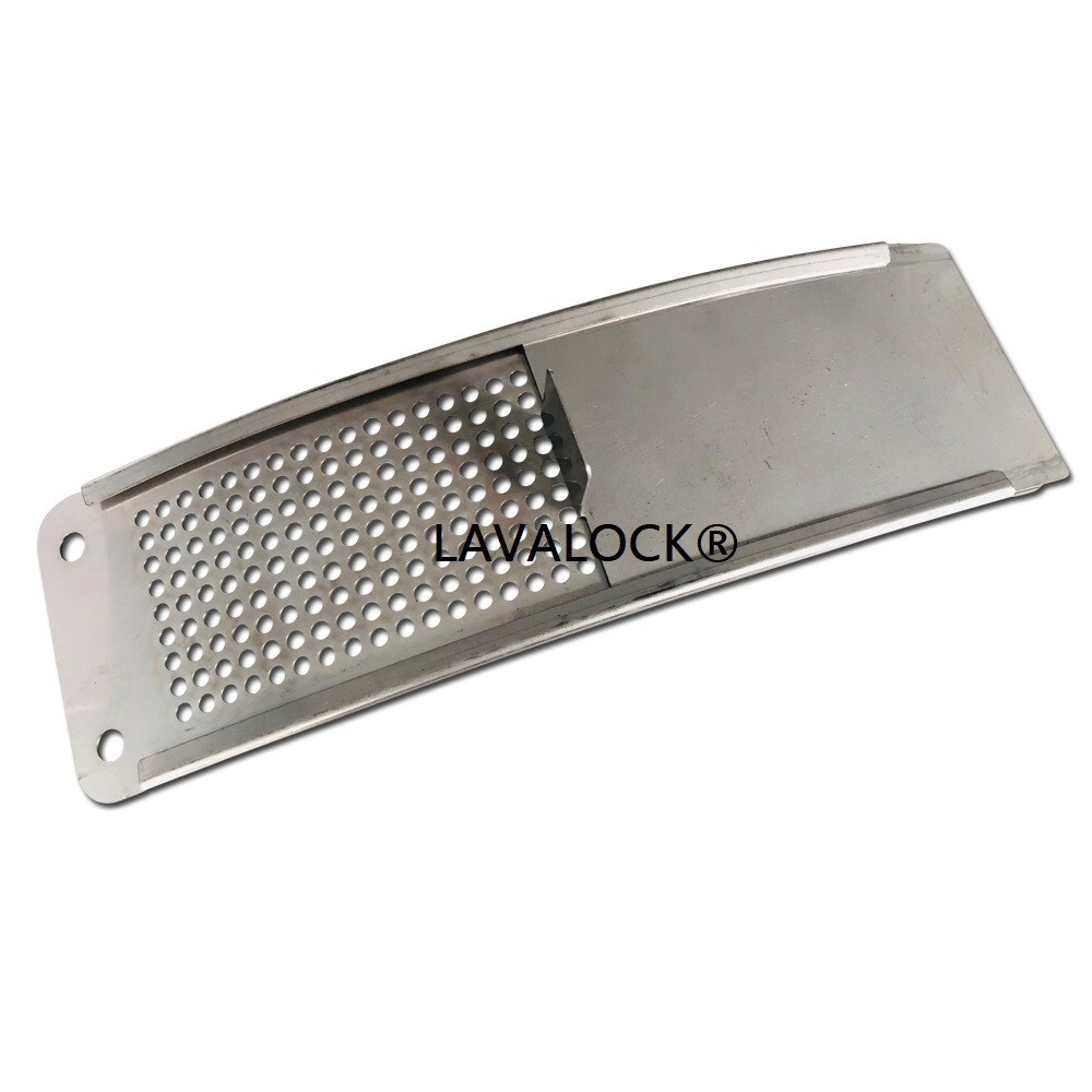 UDS INTAKE SLIDE VENT, STAINLESS Curved to fit 55 gal Ugly Drum Smoker