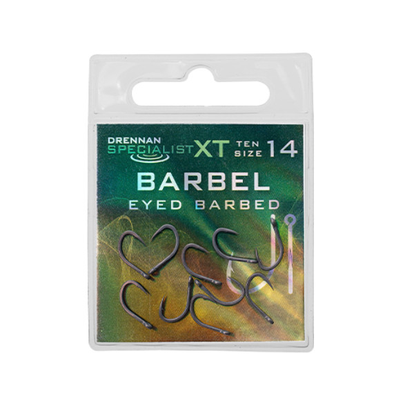 Drennan Specialist XT Barbel Strong Heavy Duty Barbel Fishing Hooks Barbed