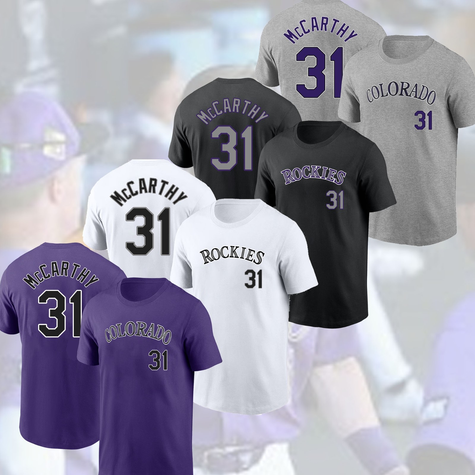 SALE ITEM! Jake McCarthy #31 Colorado Rockies 2026 Name & Number Gift For Fans