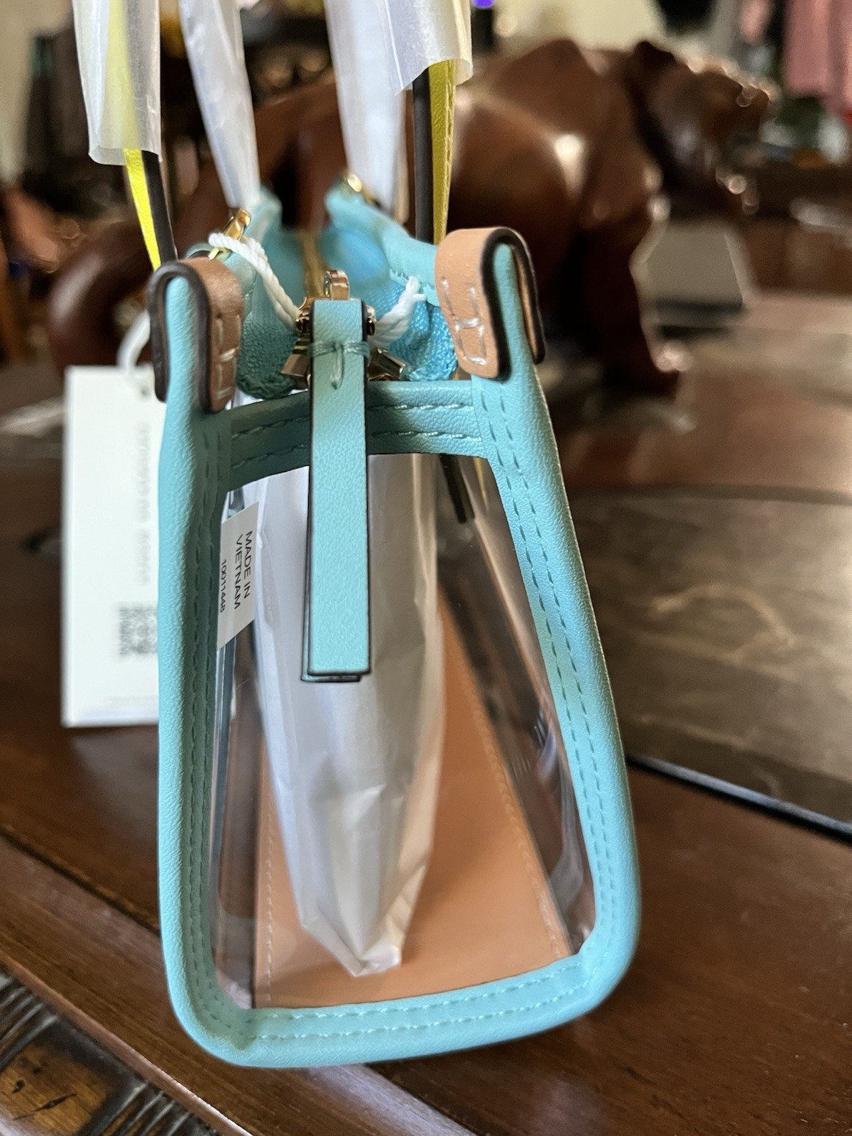 Tory Burch Blake Clear Mini Tote